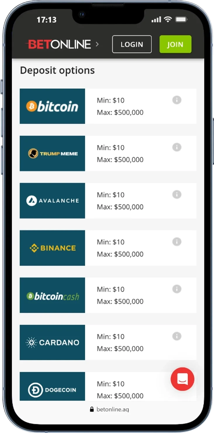 Cryptocurrency Deposit Options Bitcoin Ethereum Litecoin
