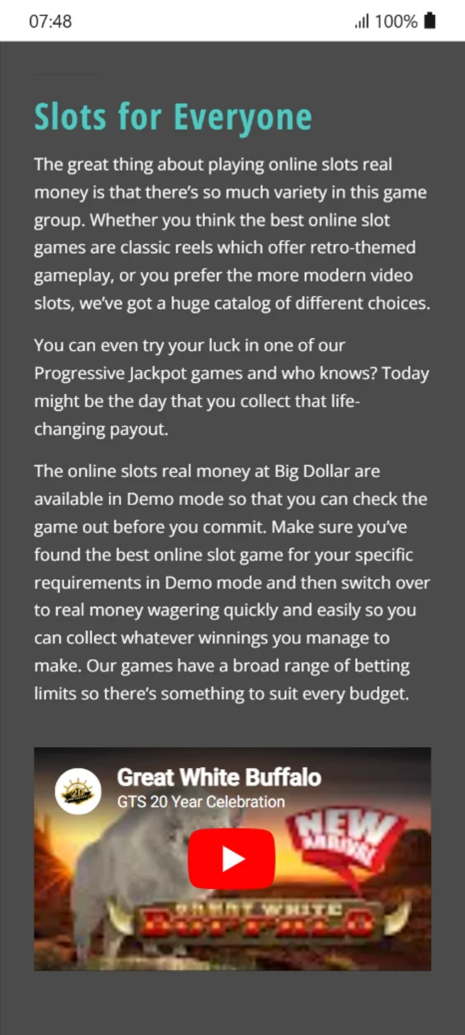 Big Dollar Casino Slots