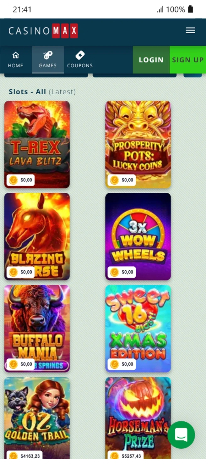 CasinoMax RTG Slots Collection