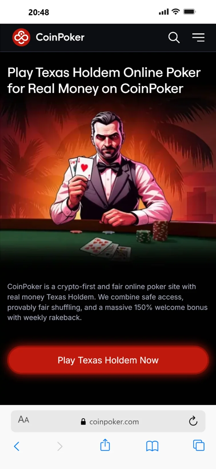 Texas Hold'em Tables