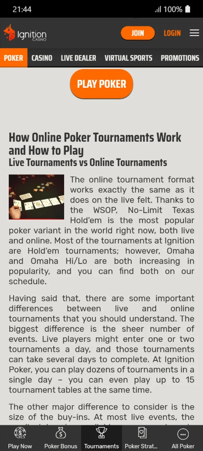 Jackpot Sit & Go triple up tournaments