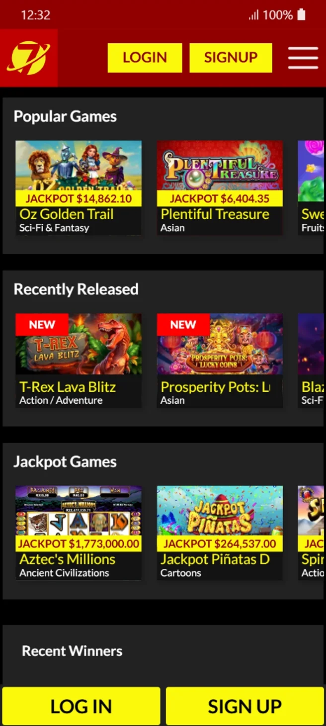 Planet 7 Casino Slots Collection
