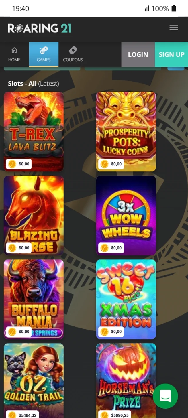Roaring 21 Slots Collection