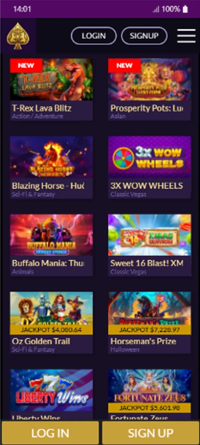 Royal Ace RTG Slots Collection