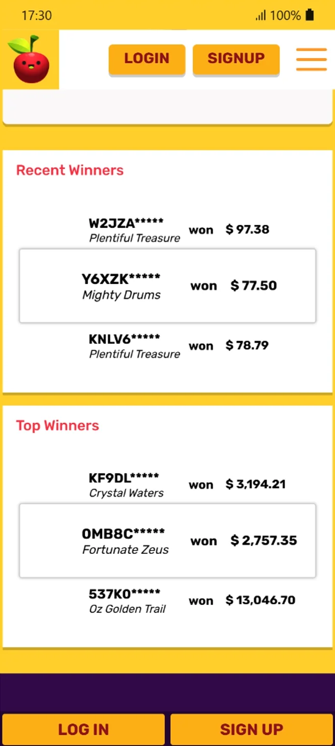 Slot Madness Top Winners