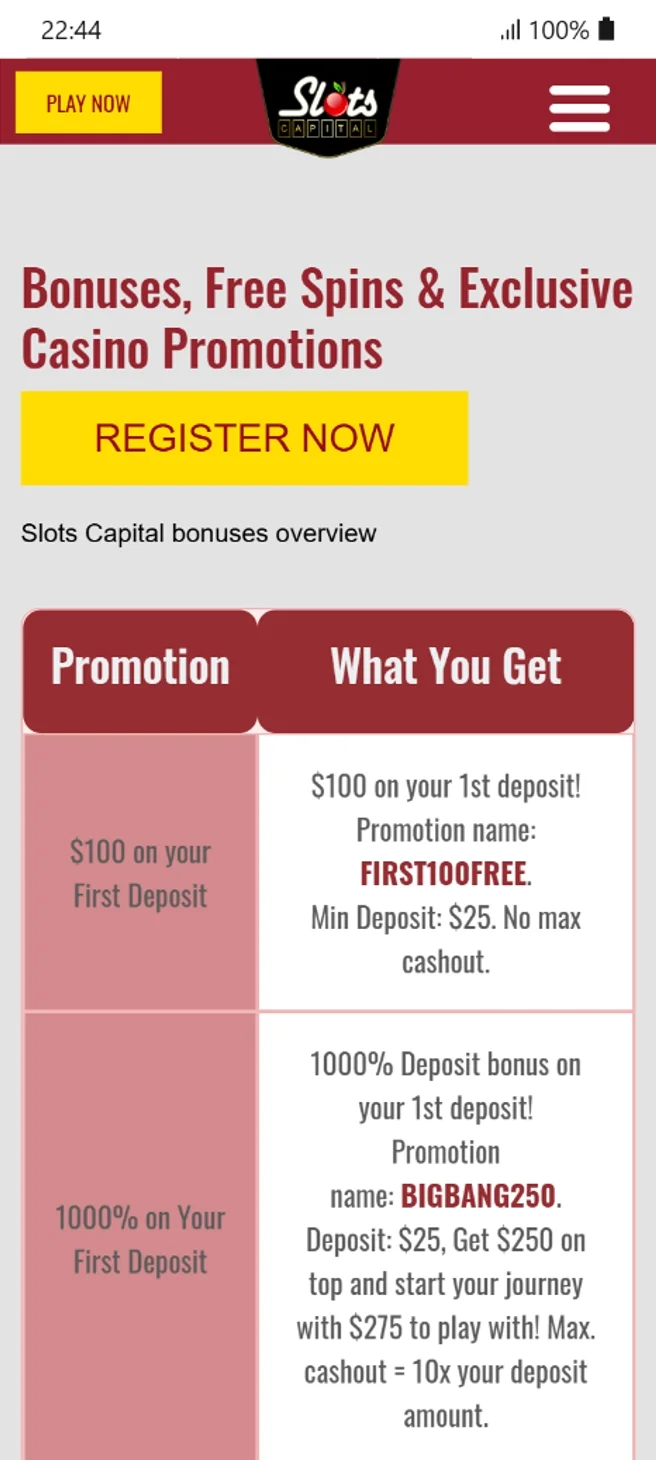 Welcome Bonus up to $1,000 + 200 Free Spins