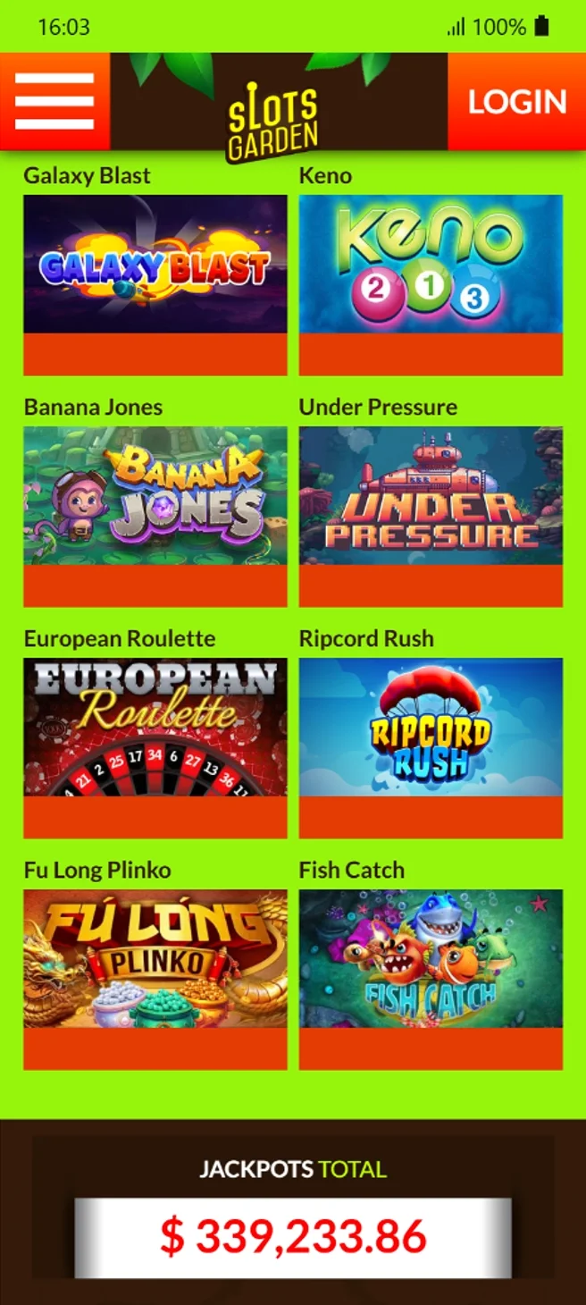 Slots Garden Specialty Games