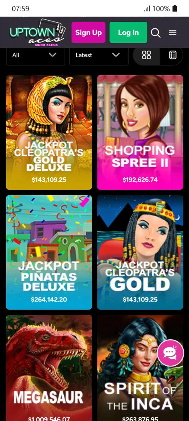 Progressive Jackpot Games