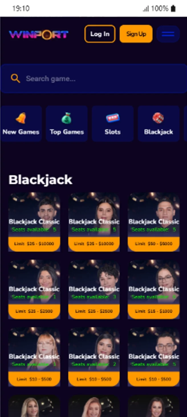 Live Dealer Casino games